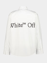 Off-White White Bookish Scarf Poplin Shirt