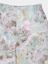 Off-White Light Multicolour Cotton Bowling Shorts