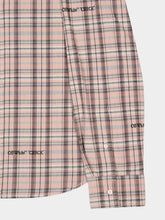 Off-White Mauve Morn Check Flannel Cotton Shirt