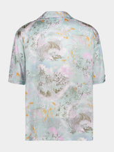 Off-White Light Multicolour Printed Bowling Shirt