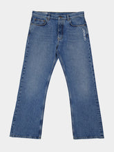 Off-White Light Medium Blue Relaxed Fit Jeans