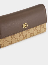 Gucci Dark Taupe GG Marmont Continental Wallet