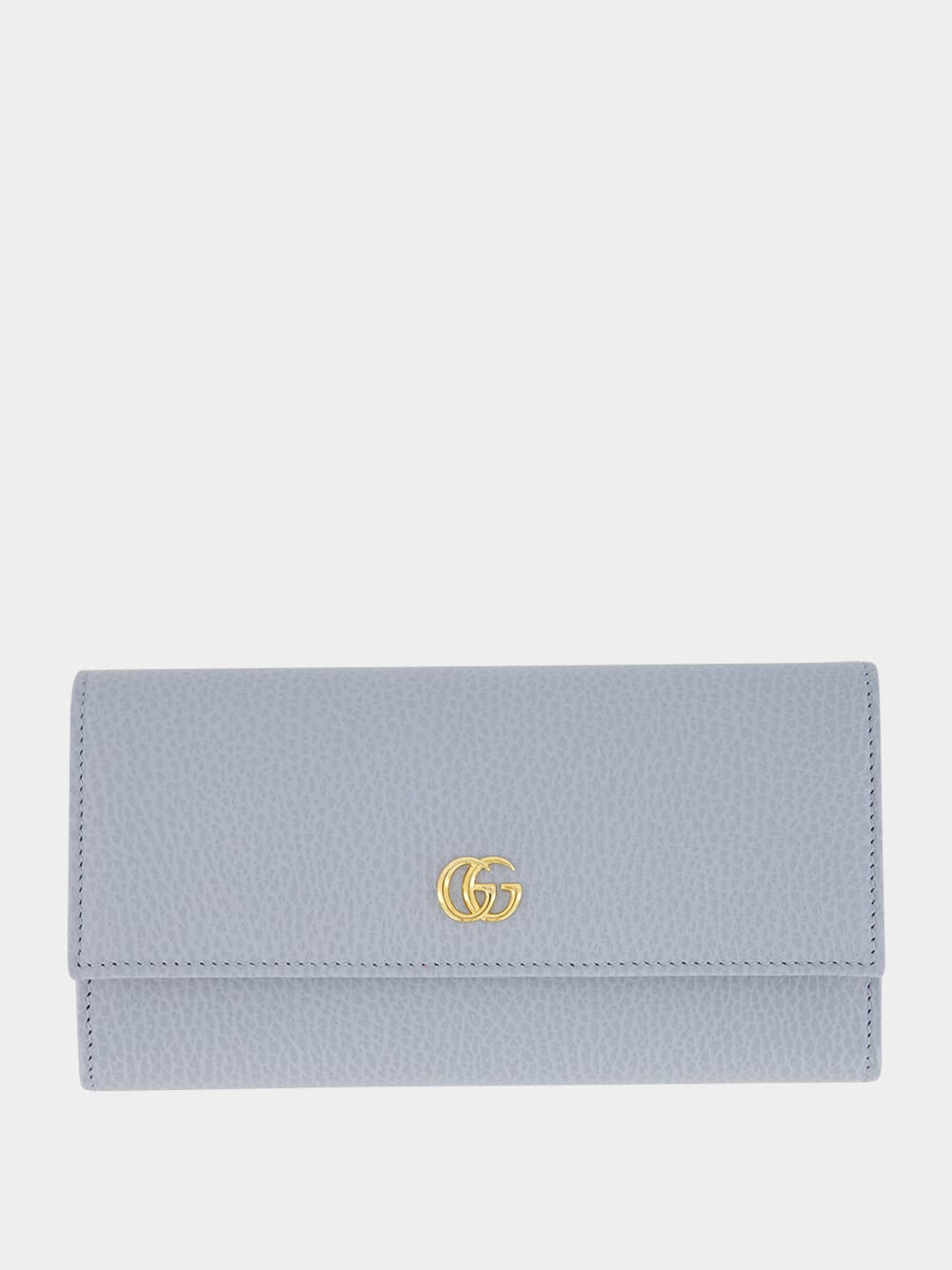 Light Blue Double G Continental Wallet