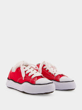 Maison Mihara Yasuhiro Red Peterson OG Sole Canvas Low-Top Sneakers