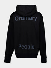 Maison Mihara Yasuhiro Black Leon Embroidery Hooded Sweatshirt