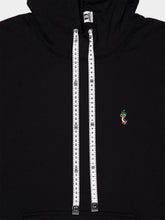 Maison Mihara Yasuhiro Black Leon Embroidery Hooded Sweatshirt