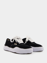 Maison Mihara Yasuhiro Black Baker Canvas Low-Top Sneakers