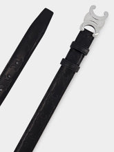 Celine Belt Medium 25Mm Calfskin With Triomphe Embossed