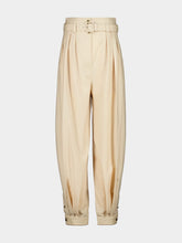 Zimmermann Cream Hypnotic Wool Harem Pant