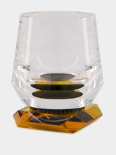 Reflections Copenhagen Whimsy Amber Whisky Set of 2 Glasses