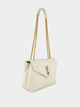 Saint Laurent Loulou Vintage White Small Shoulder Bag