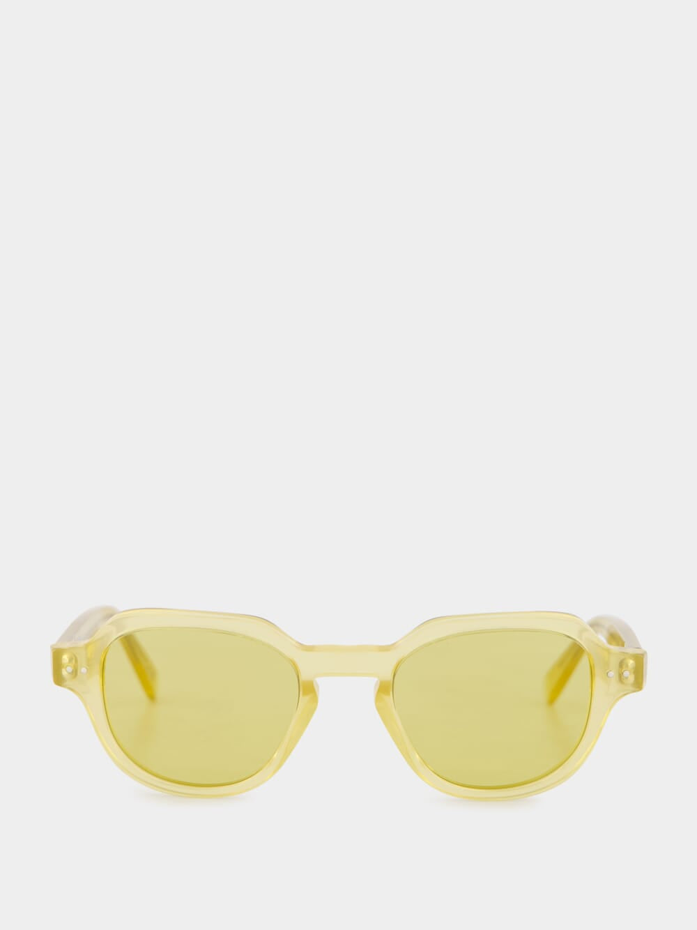 Yellow Voce Sunglasses with Crystal Frame