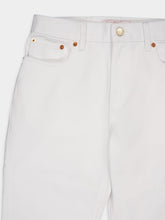 Valentino Garavani Ivory Flared Jeans