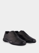 Prada Black Toblach Laced Leather Shoes