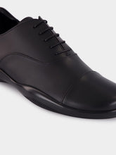 Prada Black Toblach Laced Leather Shoes