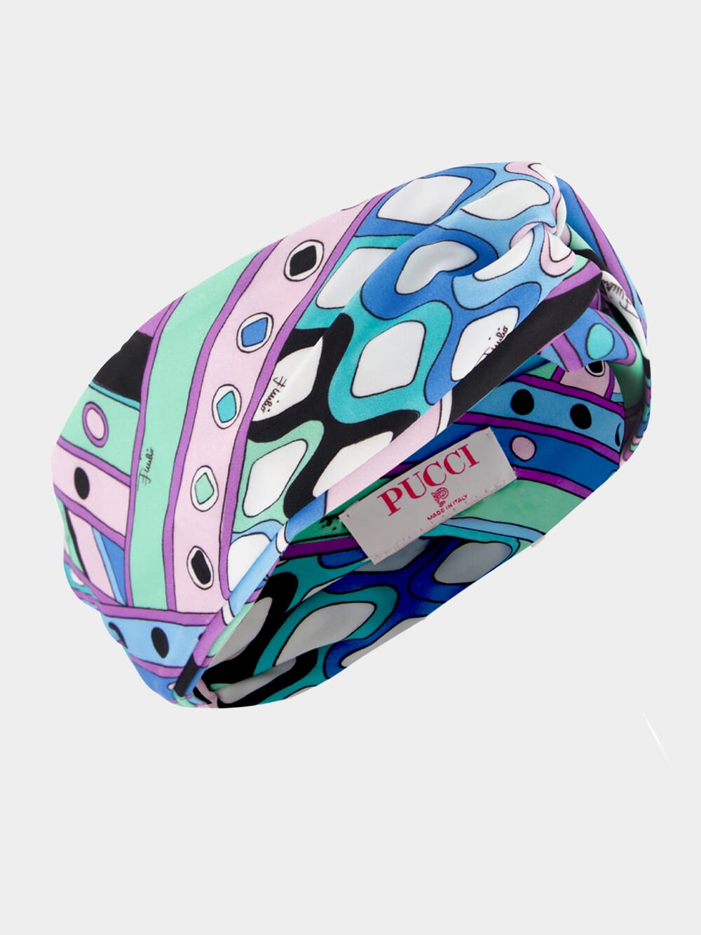 Vivara Print Silk-Twill Headband