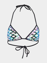 Pucci Vivara-Print Triangle Bikini Top