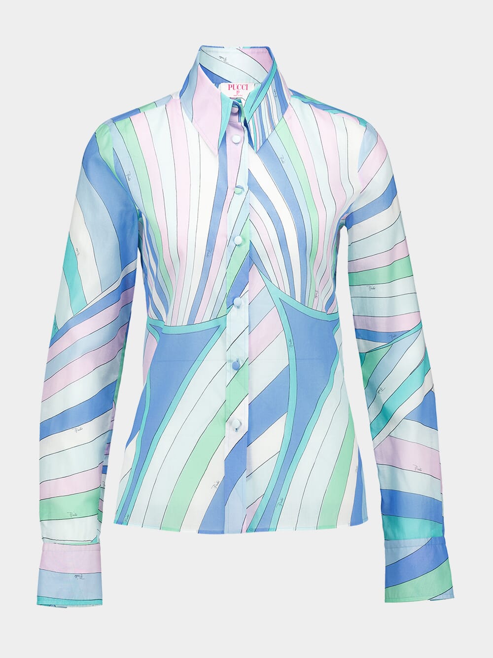 Iride-Print Cotton Shirt