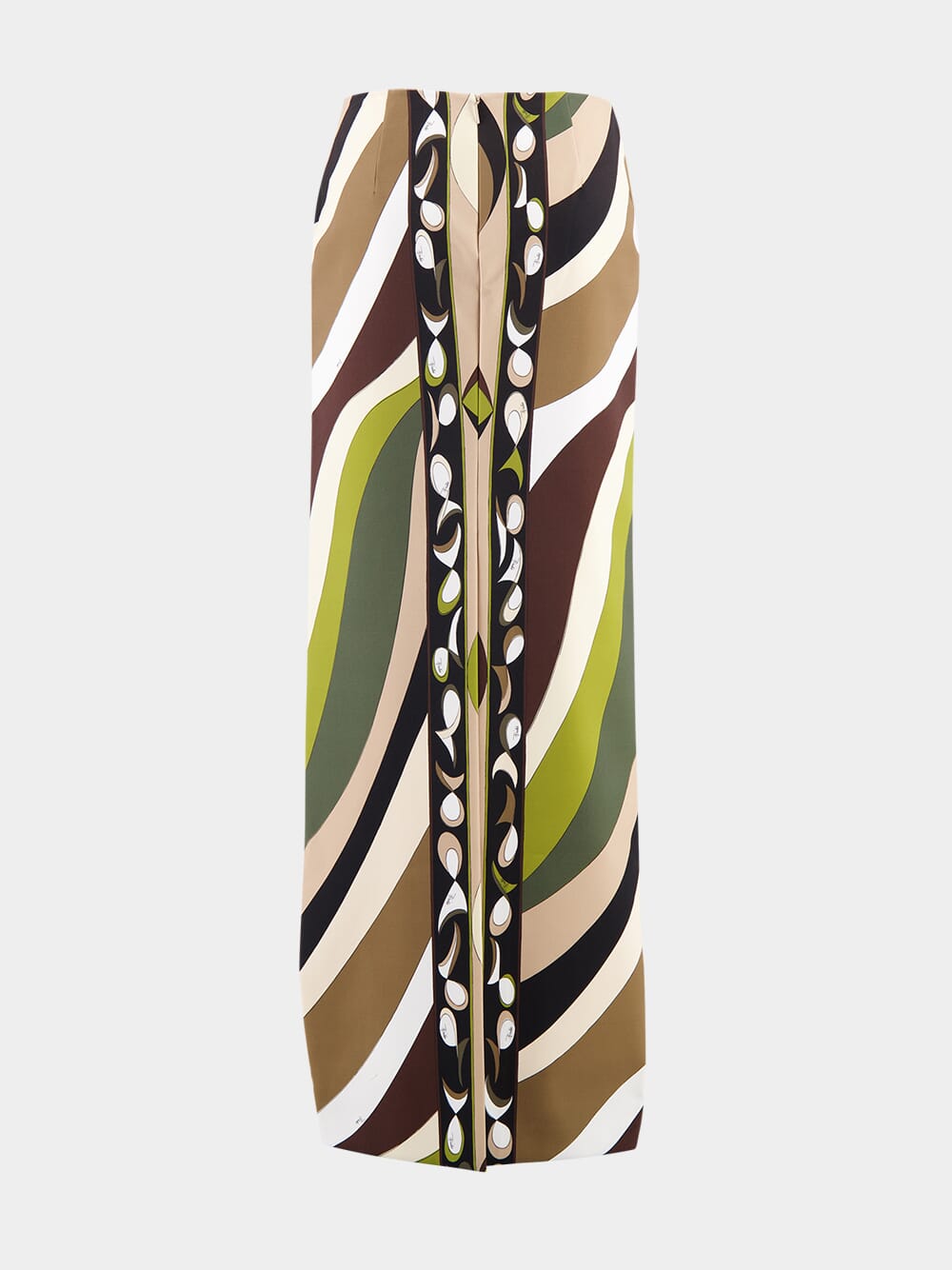 Pesci-Print Long Skirt