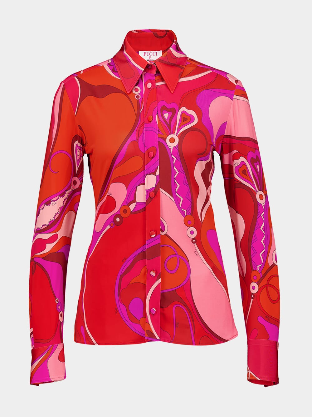 Orchidee-Print Shirt