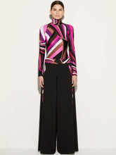 Pucci Fuchsia Pink Iride-Print Top