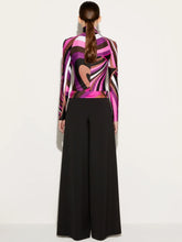 Pucci Fuchsia Pink Iride-Print Top