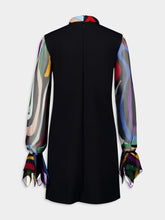 Pucci Black Marmo-Print Mini Dress