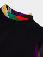 Pucci Black Marmo-Print Mini Dress