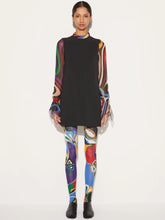 Pucci Black Marmo-Print Mini Dress