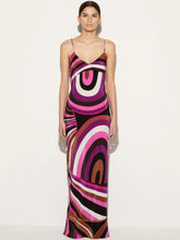 Pucci Fuchsia Pink Iride-Print Silk Dress