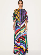 Pucci Iride-Print Silk Wide-Leg Trousers