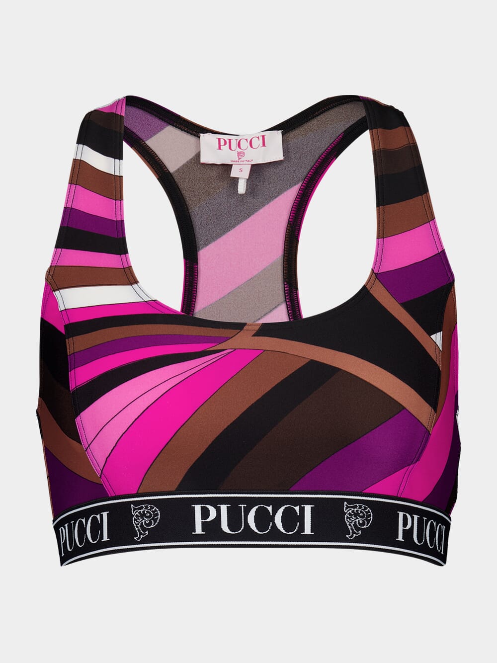 Iride-Print Crop Top