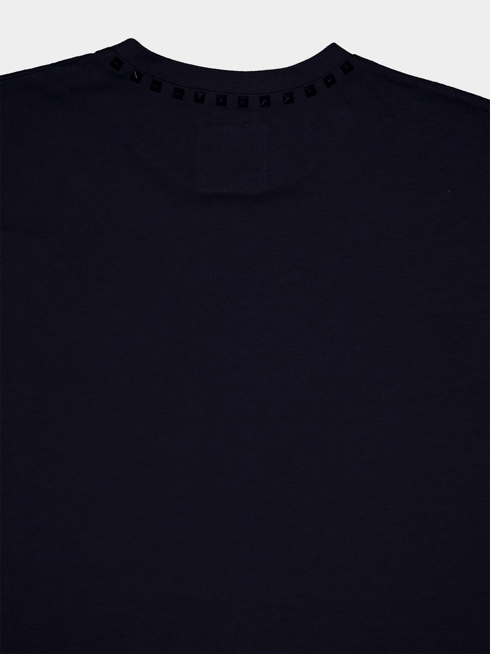 Studded Navy Crew-Neck T-Shirt