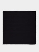 Valentino Garavani Toile Iconographe Black Wool-Silk Shawl