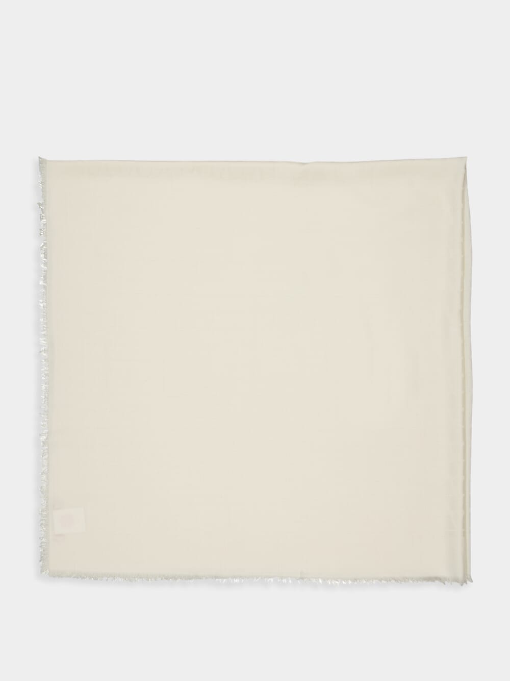 Toile Iconographe Ivory Wool-Silk Shawl