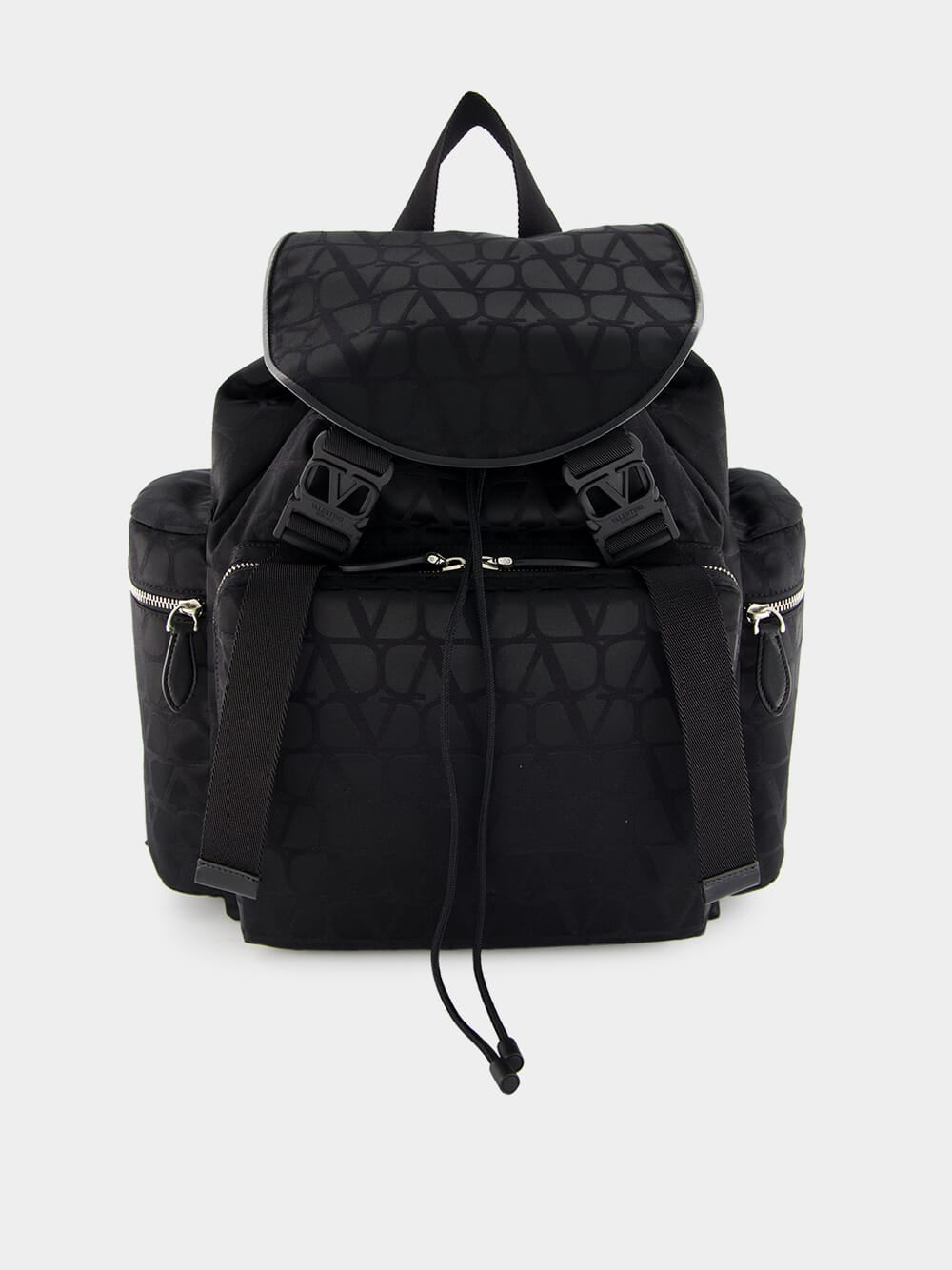 Buckled Foldover Top Backpack