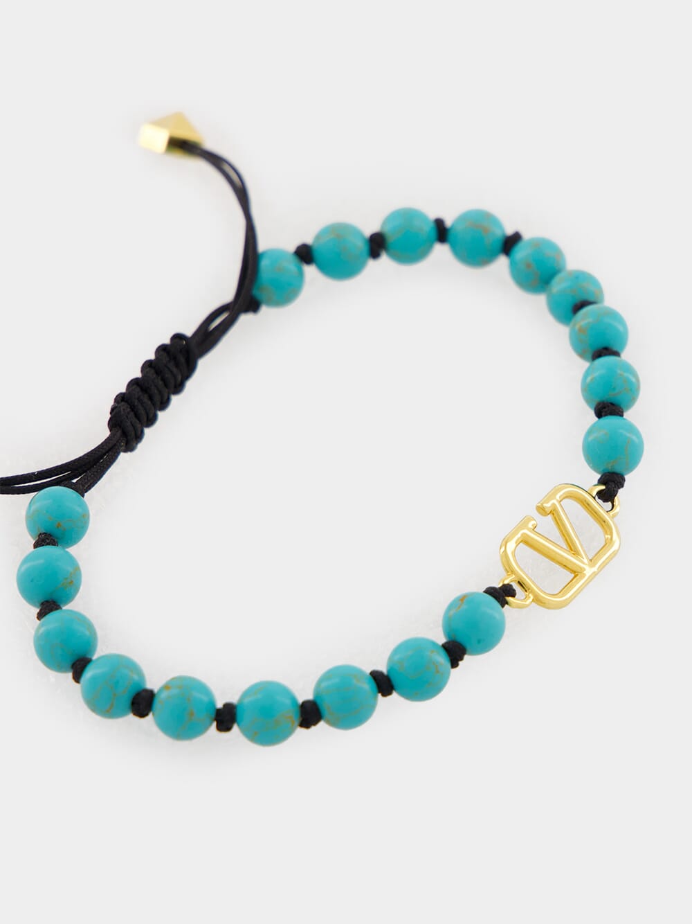 Beaded Charm Blue Bracelet