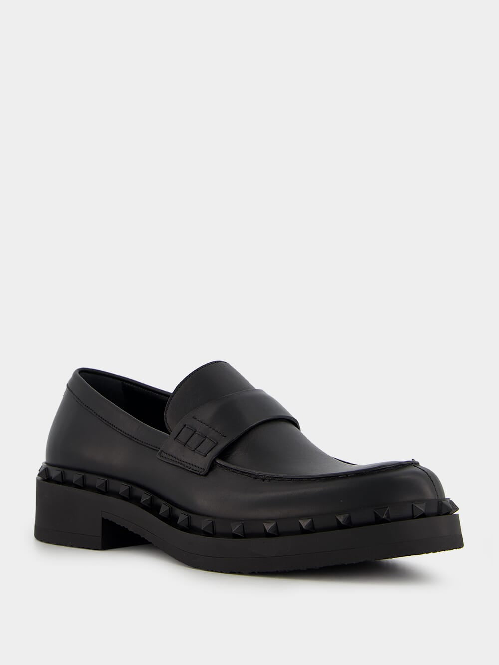 Rockstud Calfskin Loafer