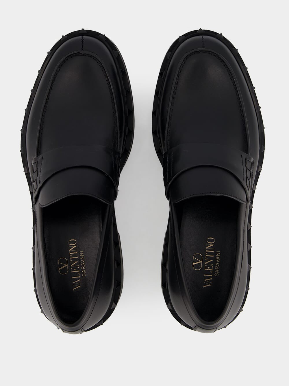 Rockstud Calfskin Loafer