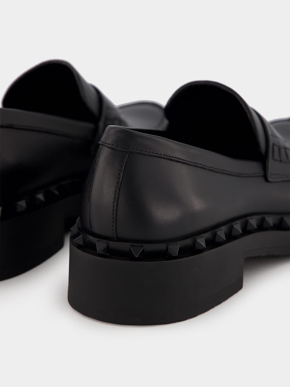 Rockstud Calfskin Loafer