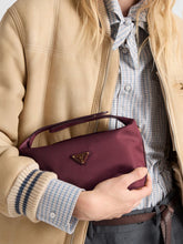 Prada Burgundy Chérie Re-Nylon Mini Bag