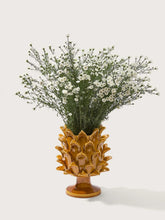 Jean Roger Honey Artichoke Ceramic Vase
