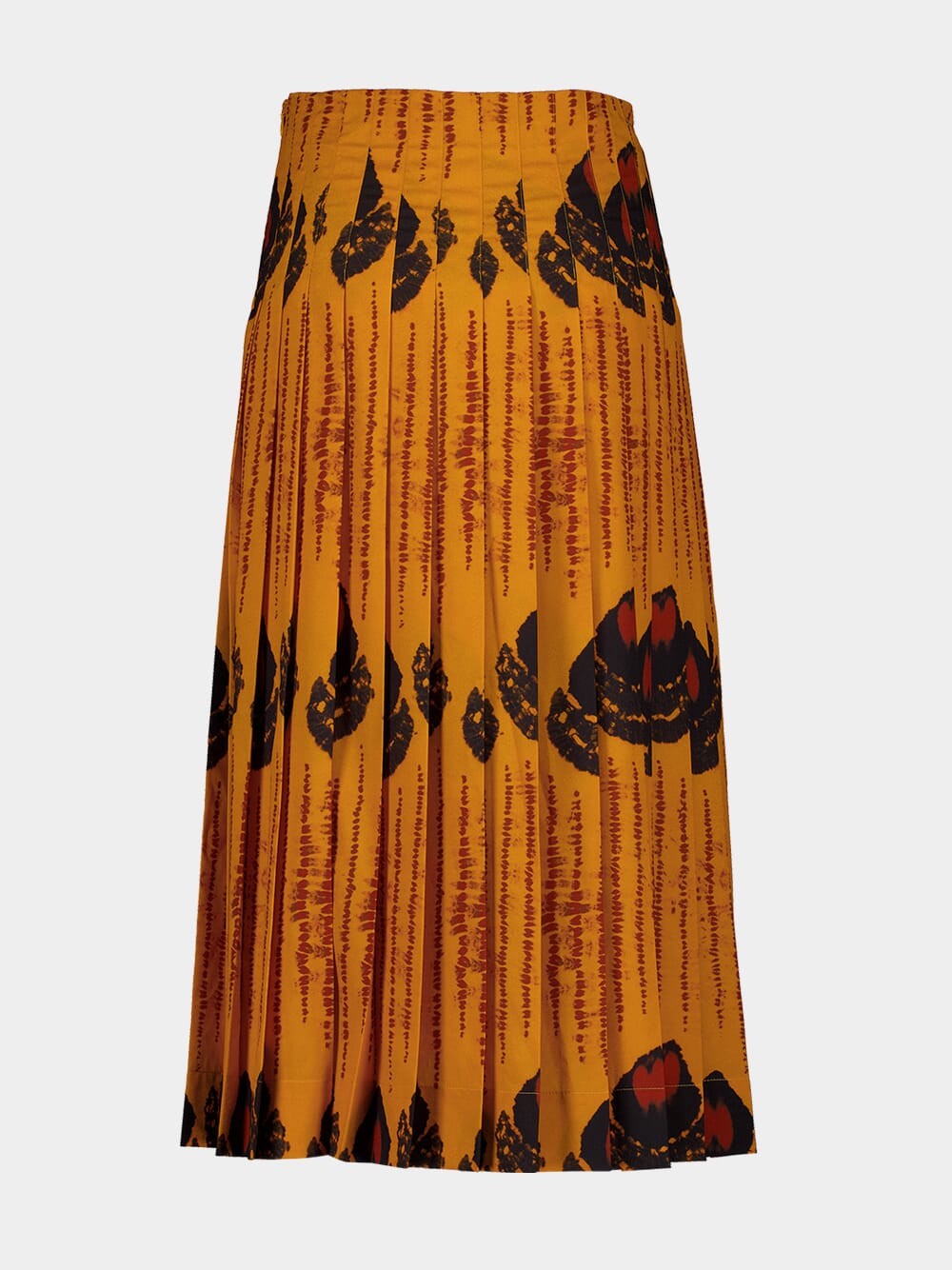 Orange Tullius Midi Skirt