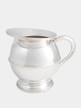 Leitão & Irmão Silver Water Jug with Center Band