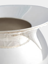 Leitão & Irmão Silver Water Jug with Center Band
