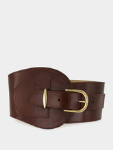 Zimmermann Chestnut Brown Helix Leather Belt