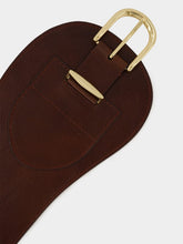 Zimmermann Chestnut Brown Helix Leather Belt