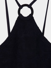 Hunza G Black Jasmine Swim With Tonal Hoop