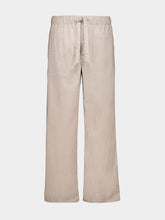 Frescobol Carioca Sand Luan Tropical Wool Trousers
