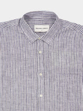 Frescobol Carioca Navy Telles Linen Shirt